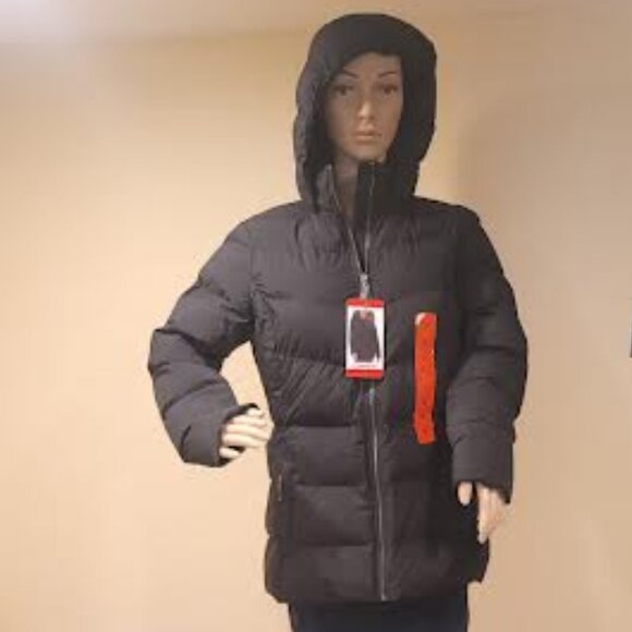 NWT Women's 32 Degree Heat black ski coat - size Medium - Picture 2 of 7